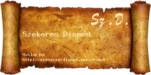 Szekeres Dioméd névjegykártya